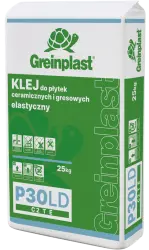 Клей еластичний для керамічної та гресової плитки GREINPLAST P30LD